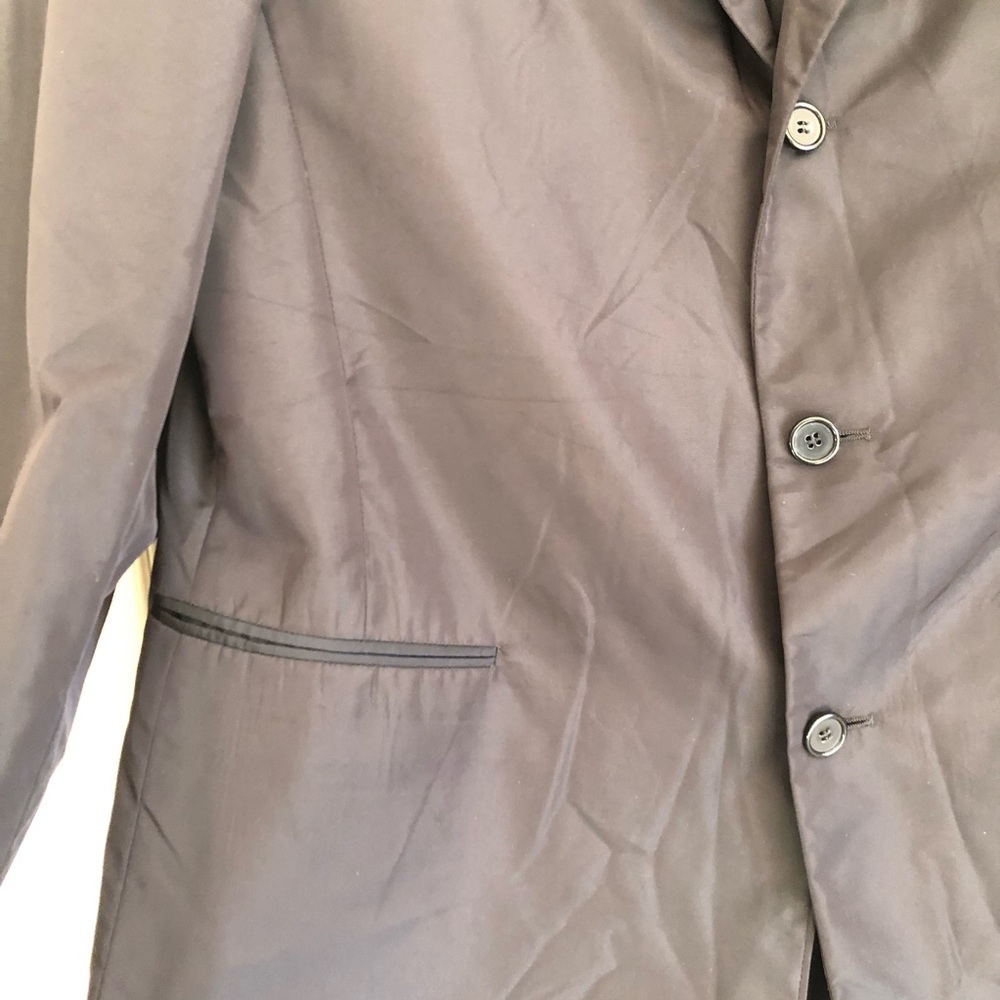 Donna Karan Signature Black Nylon Blazer - Picture 5 of 11